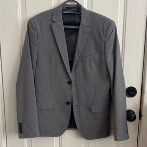 H&M Light Gray Men's Blazer/Suit Jacket